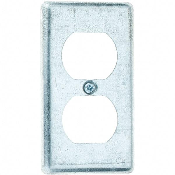 Value Collection - Electrical Outlet Box Steel Box Cover - Benchmark Tooling