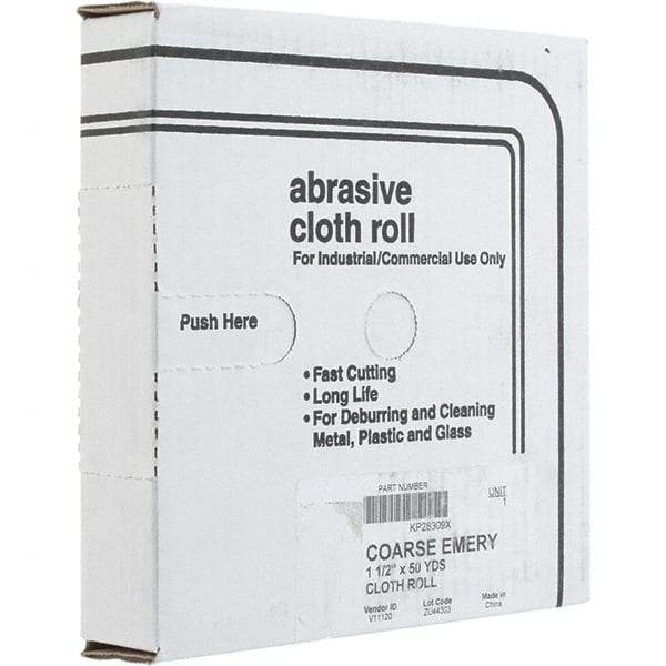 Value Collection - Shop Rolls   Abrasive Material: Emery    Roll Width (Inch): 1-1/2 - Benchmark Tooling