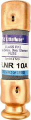 Value Collection - 125 VDC, 250 VAC, 10 Amp, Time Delay General Purpose Fuse - 2" OAL, 200 kA Rating, 9/16" Diam - Benchmark Tooling