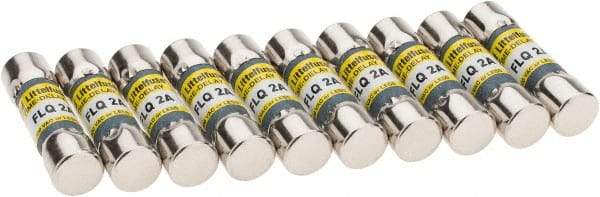 Value Collection - 500 VAC, 2 Amp, Time Delay General Purpose Fuse - 1-1/2" OAL, 13/32" Diam - Benchmark Tooling