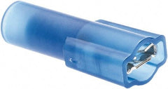 Value Collection - 16 to 14 AWG, Nylon, Fully Insulated, Female Wire Disconnect - 3/16" Wide Tab, Blue, CSA Certified, UL Listed - Benchmark Tooling