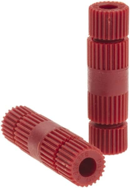 Value Collection - 24 to 18 AWG Compatible, Nylon Fully Insulated, Crimp-On Butt Splice Terminal - Red - Benchmark Tooling