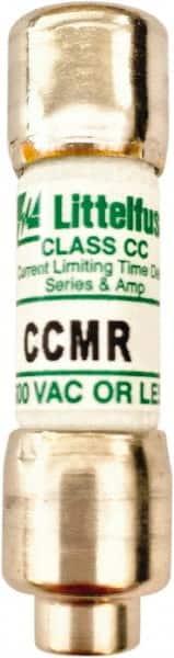 Littelfuse - 500 VDC, 600 VAC, 12 Amp, Time Delay General Purpose Fuse - Fuse Holder Mount, 38.1mm OAL, 20 at DC, 200 (RMS), 300 (Self-Certified) kA Rating, 10.3mm Diam - Benchmark Tooling