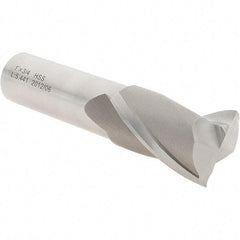 Value Collection - 1", 1-1/2" LOC, 3/4" Shank Diam, 3-3/4" OAL, 2 Flute, High Speed Steel Square End Mill - Single End, Uncoated, Spiral Flute, 30° Helix, Centercutting, Right Hand Cut, Right Hand Flute - Benchmark Tooling