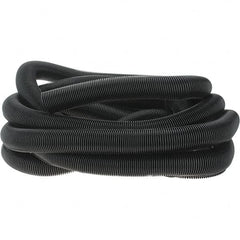 Value Collection - 1-7/8" ID, Black Polypropylene Wrap Cable Sleeve - 25' Coil Length, -40 to 176°F - Benchmark Tooling