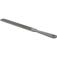Value Collection - 8" Long, Hand American-Pattern File - Single, Double Cut, 3/16" Overall Thickness, Handle - Benchmark Tooling