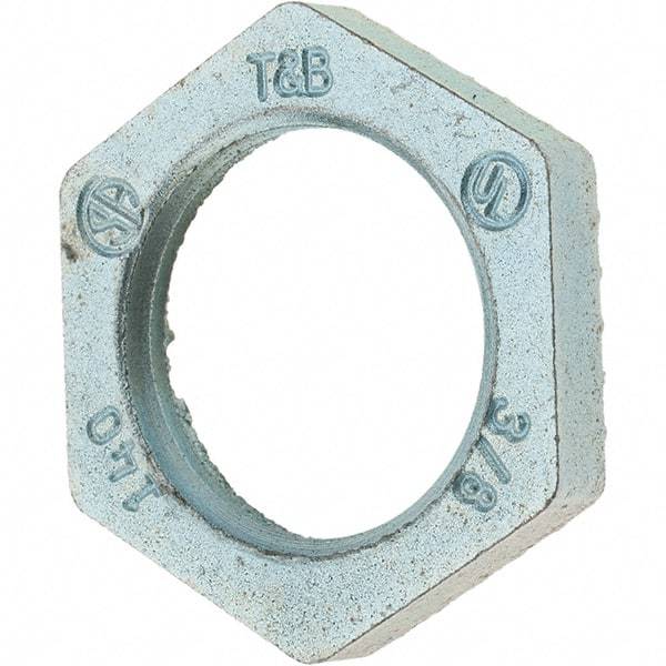 Value Collection - 3/8" Trade, Steel Threaded Conduit Locknut - Benchmark Tooling