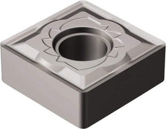 Sandvik Coromant - SNMG431 SM Grade H13A Carbide Turning Insert - Uncoated, 90° Square, 1/2" Inscr Circle, 3/16" Thick, 1/64" Corner Radius - Benchmark Tooling