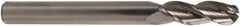 M.A. Ford - 7/16" Diam, 9/16" LOC, 3 Flute Solid Carbide Ball End Mill - Single End, 2-3/4" OAL, 7/16" Shank Diam, Spiral Flute - Benchmark Tooling