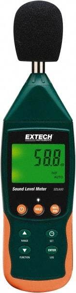 Extech - A and C Frequency Weight, LCD Display Datalogging Sound Meter - 30 to 130 Decibels - Benchmark Tooling