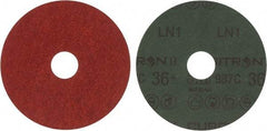 3M - 4-1/2" Diam 7/8" Hole 36+ Grit Fiber Disc - Very Coarse Grade, Ceramic, 13,300 Max RPM, Series 987C - Benchmark Tooling