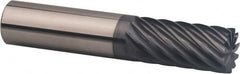 SGS - 3/4", 1-5/8" LOC, 3/4" Shank Diam, 4" OAL, 11 Flute, Solid Carbide Square End Mill - Single End, AlTiN Finish, Spiral Flute, 35° Helix, Centercutting, Right Hand Cut, Right Hand Flute, Series 66 - Benchmark Tooling
