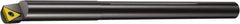 Sandvik Coromant - 16mm Min Bore Diam, 180mm OAL, 12mm Shank Diam, F..STFPR/L-R Indexable Boring Bar - TPMT 1.8(1.5)1, TPMT 09 02 04 Insert, Screw or Clamp Holding Method - Benchmark Tooling