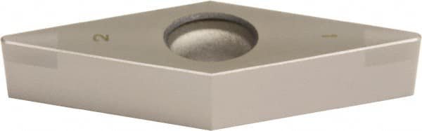 Sumitomo - 2NC-VBGA221 Grade BNC200 PCBN Turning Insert - TiN Finish, 35° Diamond, 1/4" Inscr Circle, 1/8" Thick, 1/64" Corner Radius - Benchmark Tooling