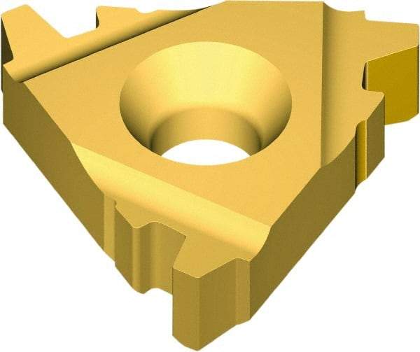 Vargus - 3ER External Right Hand 14 Acme 3G Laydown Threading Insert - Grade VKX, TiN Coated Carbide, 9.53mm Inscribed Circle - Benchmark Tooling