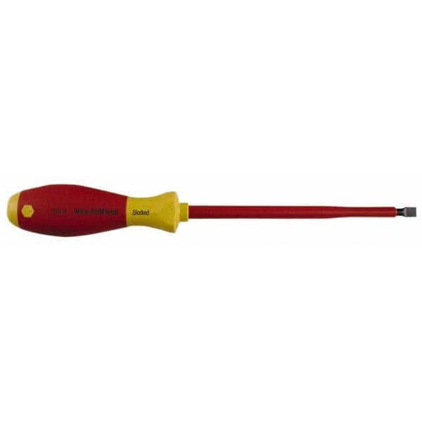 Wiha - 3/8" Blade Width x 12-1/2" OAL Standard Slotted Screwdriver - Benchmark Tooling