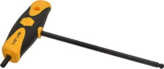 Wiha - 7/32" Hex, T-Handle Cushion Grip, Ball End Hex Key - 150mm OAL, Inch System of Measurement - Benchmark Tooling