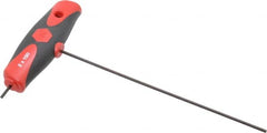 Wiha - 2mm Hex, T-Handle Cushion Grip, Hex Key - 150mm OAL, Metric System of Measurement - Benchmark Tooling