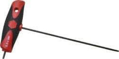 Wiha - 2.5mm Hex, T-Handle Cushion Grip, Hex Key - 150mm OAL, Metric System of Measurement - Benchmark Tooling