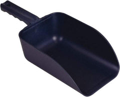 Remco - 82 oz Blue Polypropylene & Semi-Ferrous Additive Flat Bottom Scoop - 5.9" Wide x 3.3" Deep Bowl, 15.1" OAL - Benchmark Tooling