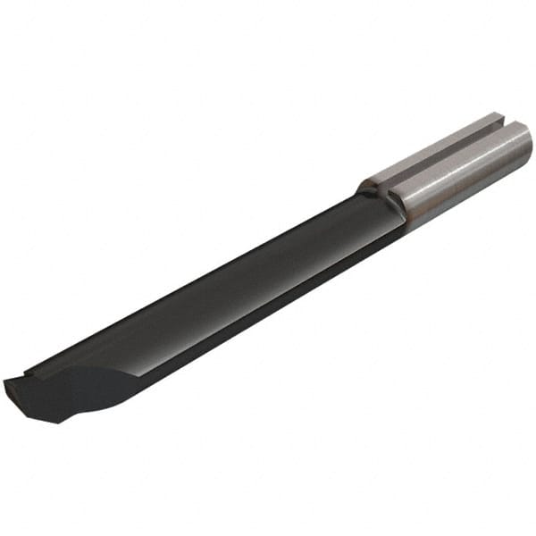 Iscar - 6mm Min Bore Diam, 15mm Max Bore Depth, 6mm Shank Diam, Profile Boring Bar - 0.008" Corner Radius, Right Hand Cut, Solid Carbide, TiAlN/TiN Finish - Exact Industrial Supply