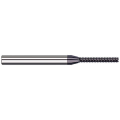 Harvey Tool - Square End Mills; Mill Diameter (mm): 1.00 ; Mill Diameter (Decimal Inch): 0.0394 ; Length of Cut (mm): 8.0000 ; Length of Cut (Decimal Inch): 0.3150 ; Material: Solid Carbide ; Finish/Coating: AlTiN Nano - Exact Industrial Supply