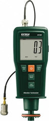 Extech - Accurate up to 0.05%, Contact and Noncontact Tachometer - 7.4 Inch Long x 3 Inch Wide x 1.8 Inch Meter Thick, 0.5 to 99,999 RPM Measurement - Benchmark Tooling