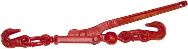 CM - 2,600 Lbs. Load Limit Lever Loadbinder - 1/4 Inch Max Chain Size, 3-3/4 Inch Take Up, Chain Grade 43 - Benchmark Tooling