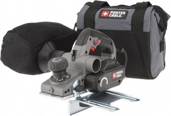 Porter-Cable - 120 Volt, 6 Amp, 16,500 RPM, Handheld Planer Kit - 5/64 Inch Depth of Cut, 3-1/4 Inch Wide, 0.47 Inch Depth Capacity - Benchmark Tooling