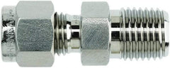 Brennan - 1/2" OD, Stainless Steel Male Connector - NPT Ends - Benchmark Tooling