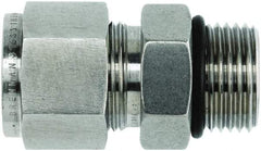 Brennan - 3/4" OD, Stainless Steel O-Seal Male Connector - Male ORB Ends - Benchmark Tooling