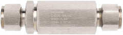 Brennan - 1/8" Stainless Steel Check Valve - Check Valve, Tube Ends, 6,000 WOG - Benchmark Tooling