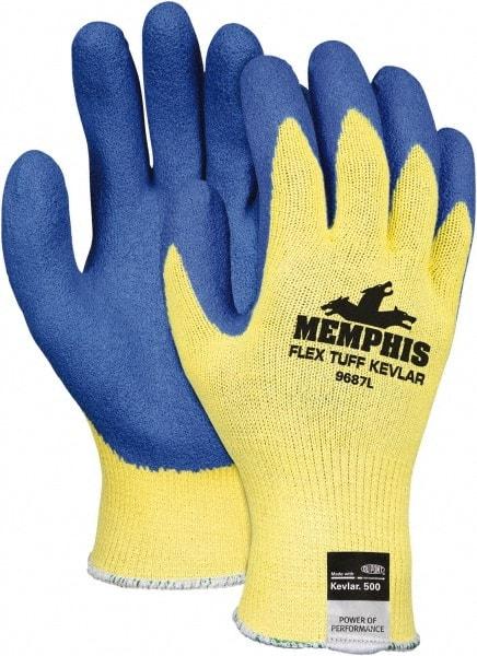 MCR Safety - Size 2XL (11), ANSI Cut Lvl 2, Kevlar Cut Resistant Gloves - 10.25" Long, Paired - Benchmark Tooling