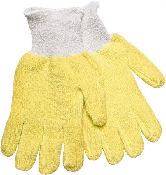 MCR Safety - Size L (9), ANSI Cut Lvl 2, Cotton/Kevlar Cut Resistant Gloves - 10.5" Long, Paired - Benchmark Tooling