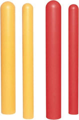 UltraTech - 7" Wide x 52" High, 7" Bollard Cover - Yellow, Polyethylene, Smooth Surface - Benchmark Tooling