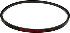 Bando - Section A, 1/2" Wide, 37" Outside Length, V-Belt - Rubber Compound, Black, Classic, No. A35 - Benchmark Tooling