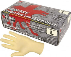 MCR Safety - Size M, 5 mil, Medical Grade, Powder Free Latex Disposable Gloves - Exact Industrial Supply