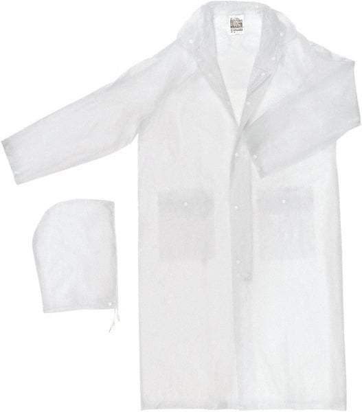 MCR Safety - Size L, Yellow, Rain Jacket - 2 Pockets - Benchmark Tooling