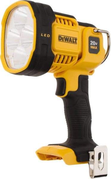 DeWALT - 20 Volts, 1000 Lumens, Cordless Work Light - White/Red, Up to 135 hr Run Time - Benchmark Tooling