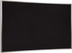 Ghent - 36" Wide x 24" High Open Cork Bulletin Board - Rubber, Black - Benchmark Tooling