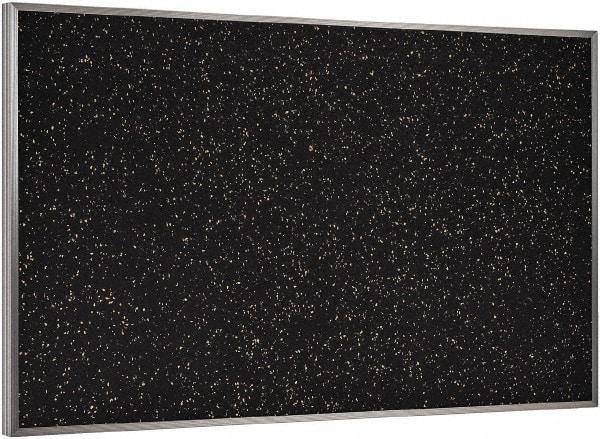 Ghent - 46-1/2" Wide x 36" High Open Cork Bulletin Board - Rubber, Tan Speckled - Benchmark Tooling