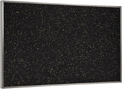 Ghent - 46-1/2" Wide x 36" High Open Cork Bulletin Board - Rubber, Tan Speckled - Benchmark Tooling