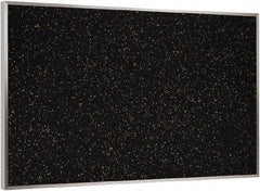 Ghent - 36" Wide x 24" High Open Cork Bulletin Board - Rubber, Tan Speckled - Benchmark Tooling