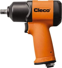 Cleco - 3/4" Drive, 8,000 RPM, 420 Ft/Lb Torque Impact Wrench - Pistol Grip Handle, 1,600 IPM, 31.9 CFM, 90 psi, 1/4" NPT Inlet - Benchmark Tooling