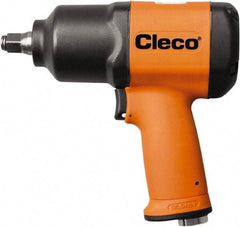 Cleco - 1" Drive, 5,500 RPM, 1,300 Ft/Lb Torque Impact Wrench - Pistol Grip Handle, 1,000 IPM, 40.5 CFM, 90 psi, 1/4" NPT Inlet - Benchmark Tooling