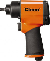 Cleco - 3/8" Drive, 8,000 RPM, 420 Ft/Lb Torque Impact Wrench - Pistol Grip Handle, 1,600 IPM, 27 CFM, 90 psi, 1/4" NPT Inlet - Benchmark Tooling