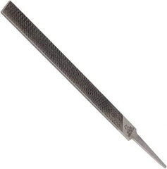 Anglo American - 14" Long, Second Cut, Mill American-Pattern File - Single Cut, 0.22" Overall Thickness, Tang - Benchmark Tooling