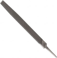 Anglo American - 14" Long, Second Cut, Triangle American-Pattern File - Double Cut, 1.02" Overall Thickness, Tang - Benchmark Tooling
