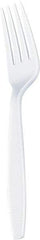 Dixie - Dixie Plastic Tableware, Heavyweight Forks - White - Benchmark Tooling