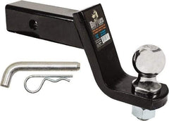 Buyers Products - 2" Ball Diam, 5-3/4" Shank Length, Hitch Ball - 2" Shank Diam, 5,000 Lb Capacity, Black Powder-Coated - Benchmark Tooling